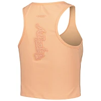 Women's Pro Standard Orange Atlanta Braves Neutral Fitted Racerback Tank Top