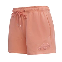 Women's Pro Standard Pink Atlanta Braves Neutral Fleece Shorts