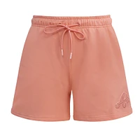 Women's Pro Standard Pink Atlanta Braves Neutral Fleece Shorts
