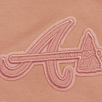 Women's Pro Standard Pink Atlanta Braves Neutral Fleece Shorts
