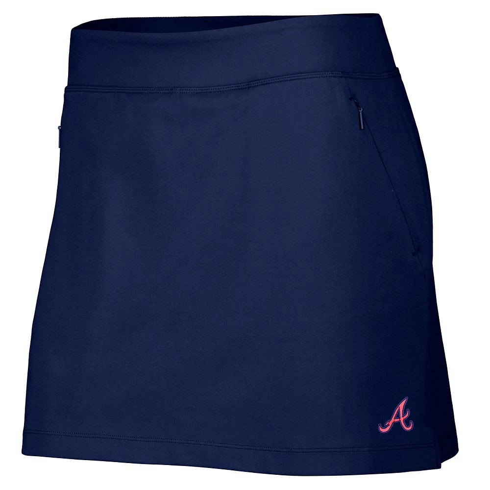 Women's Tommy Bahama Navy Atlanta Braves Aubrey IslandZone Skort