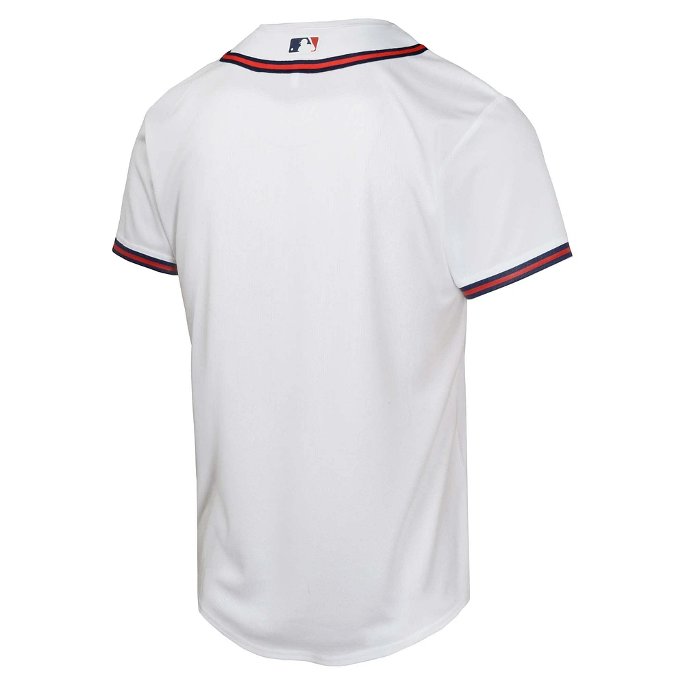 Youth Nike  White Atlanta Braves Home Game Jersey