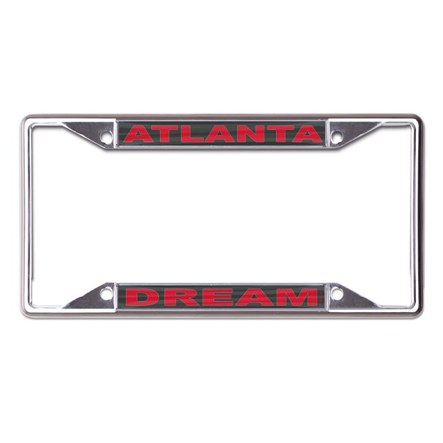 Cadre de plaque d'immatriculation en métal découpé au laser WinCraft Atlanta Dream