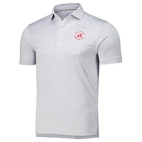 Men's johnnie-O Gray Atlanta Drive GC Huron Solid Featherweight Performance Polo