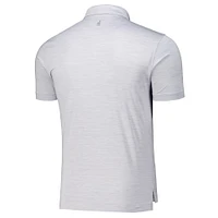 Men's johnnie-O Gray Atlanta Drive GC Huron Solid Featherweight Performance Polo