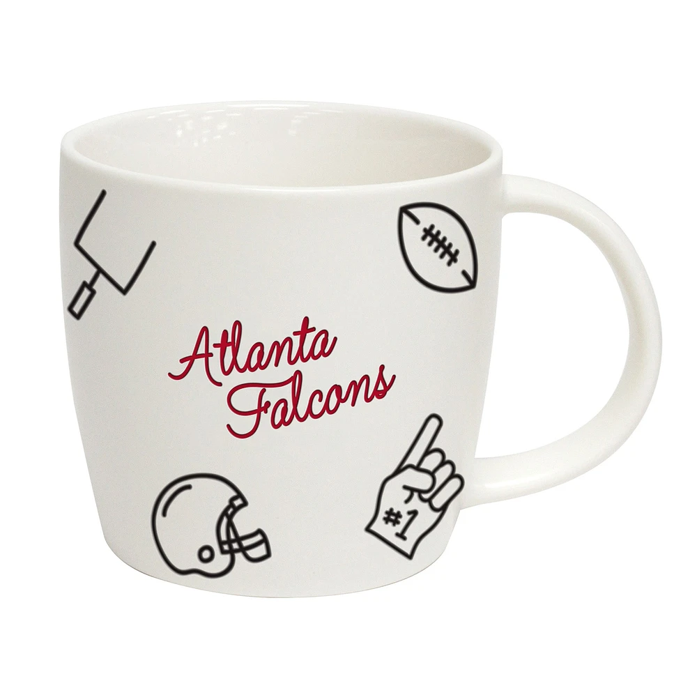Falcons d'Atlanta 18oz. Tasse de meneur de jeu