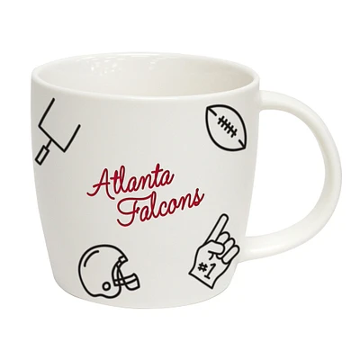 Falcons d'Atlanta 18oz. Tasse de meneur de jeu