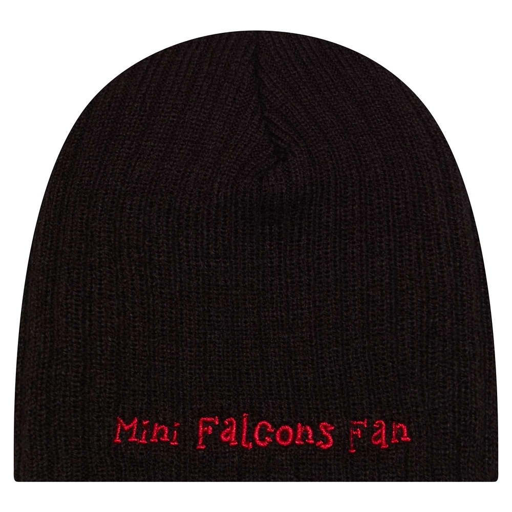 Infant New Era Black Atlanta Falcons Mini Knit Hat