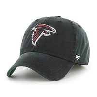 Men's '47 Black Atlanta Falcons Sure Shot Franchise Fitted Hat