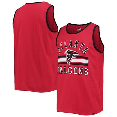 Débardeur Super Rival Atlanta Falcons Edge '47 rouge pour homme