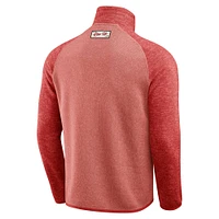 Men's Darius Rucker Collection by Fanatics Red Atlanta Falcons Tonal Quarter-Zip Jacket