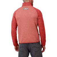 Men's Darius Rucker Collection by Fanatics Red Atlanta Falcons Tonal Quarter-Zip Jacket