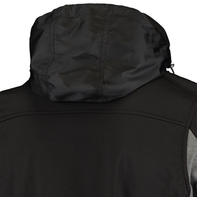 Blouson à glissière entièrement zippé Dunbrooke Atlanta Falcons Circle Zephyr pour hommes, noir
