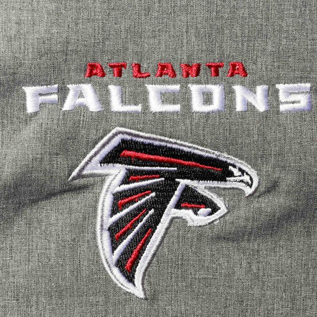 Blouson à glissière entièrement zippé Dunbrooke Atlanta Falcons Circle Zephyr pour hommes, noir