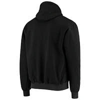 Pull à capuche entièrement zippé doublure thermique Atlanta Falcons Craftsman Dunbrooke pour hommes, noir
