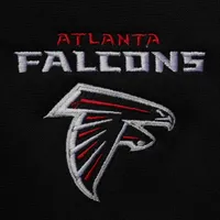 Men's Dunbrooke Black Atlanta Falcons Trophy Fleece Full-Zip Hoodie