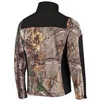 Men's Dunbrooke Realtree Camo/Black Atlanta Falcons Circle Hunter Softshell Full-Zip Jacket