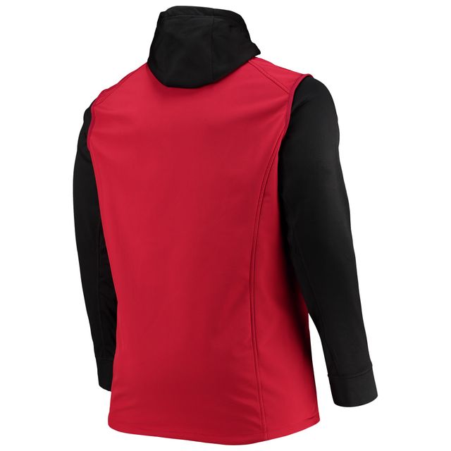 Veste à capuche zippée intégrale rouge Dunbrooke pour hommes Atlanta Falcons Tailles Big & Tall Alpha
