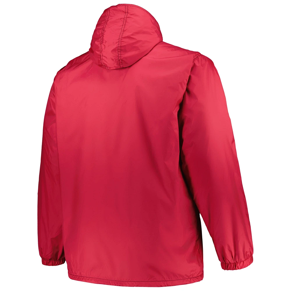 Dunbrooke Red Atlanta Falcons Big & Tall Legacy Stadium Veste entièrement zippée pour homme