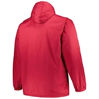 Dunbrooke Red Atlanta Falcons Big & Tall Legacy Stadium Veste entièrement zippée pour homme
