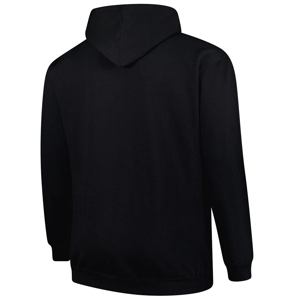 Men's Fanatics Black Atlanta Falcons Big & Tall Pop Pullover Hoodie