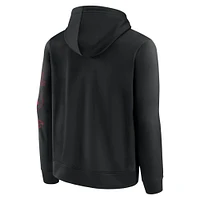 Men's Fanatics Black Atlanta Falcons Blackout Pullover Hoodie