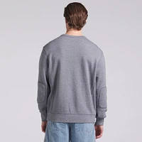 Men's Fanatics  Heather Gray Atlanta Falcons Loop Terry Pullover Sweatshirt