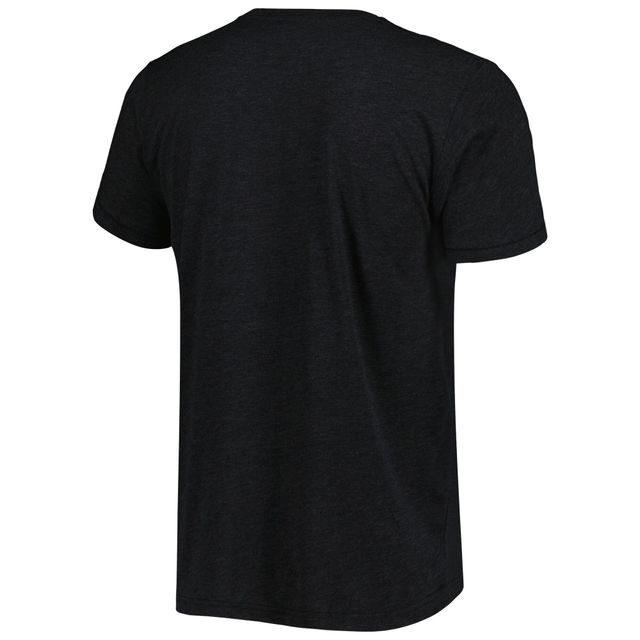 T-shirt à trois mélanges pour hommes, hommage Deion Sanders, noir chiné, Atlanta Falcons, NFL Blitz, joueur retraité