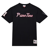 Men's Mitchell & Ness Deion Sanders Black Atlanta Falcons Retired Player Nickname T-Shirt
