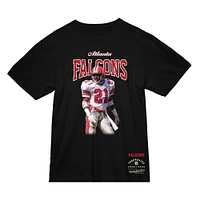 Men's Mitchell & Ness Deion Sanders Black Atlanta Falcons Sideline Retired Player T-Shirt