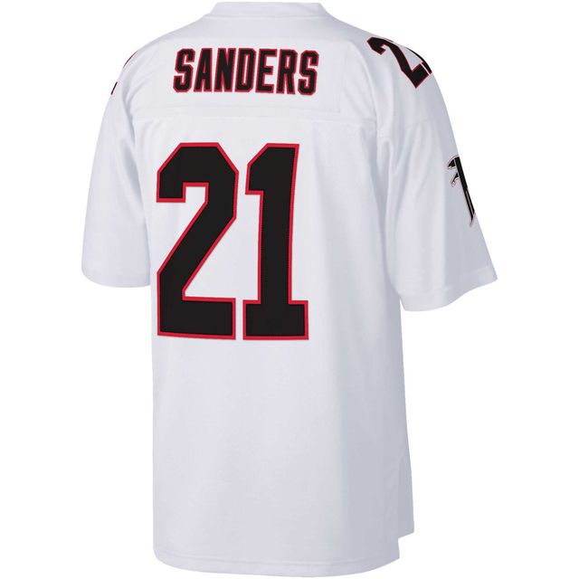 Maillot de réplique joueur retraité Mitchell & Ness Deion Sanders des Atlanta Falcons Big Tall 1992 pour hommes