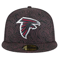 Men's New Era Black Atlanta Falcons Geo 59FIFTY Fitted Hat