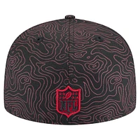 Men's New Era Black Atlanta Falcons Geo 59FIFTY Fitted Hat