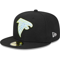 Men's New Era Black Atlanta Falcons Multi 59FIFTY Fitted Hat