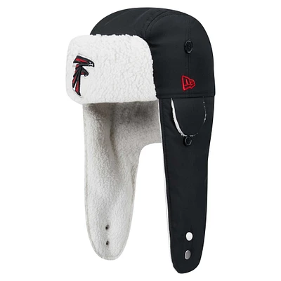 Casquette de trappeur Sherpa Atlanta Falcons noire New Era pour homme