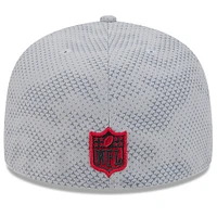 Men's New Era Gray Atlanta Falcons 2024 Sideline 59FIFTY Fitted Hat