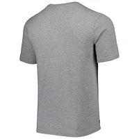 Men's New Era Heathered Gray Atlanta Falcons Combine Authentic Red Zone T-Shirt
