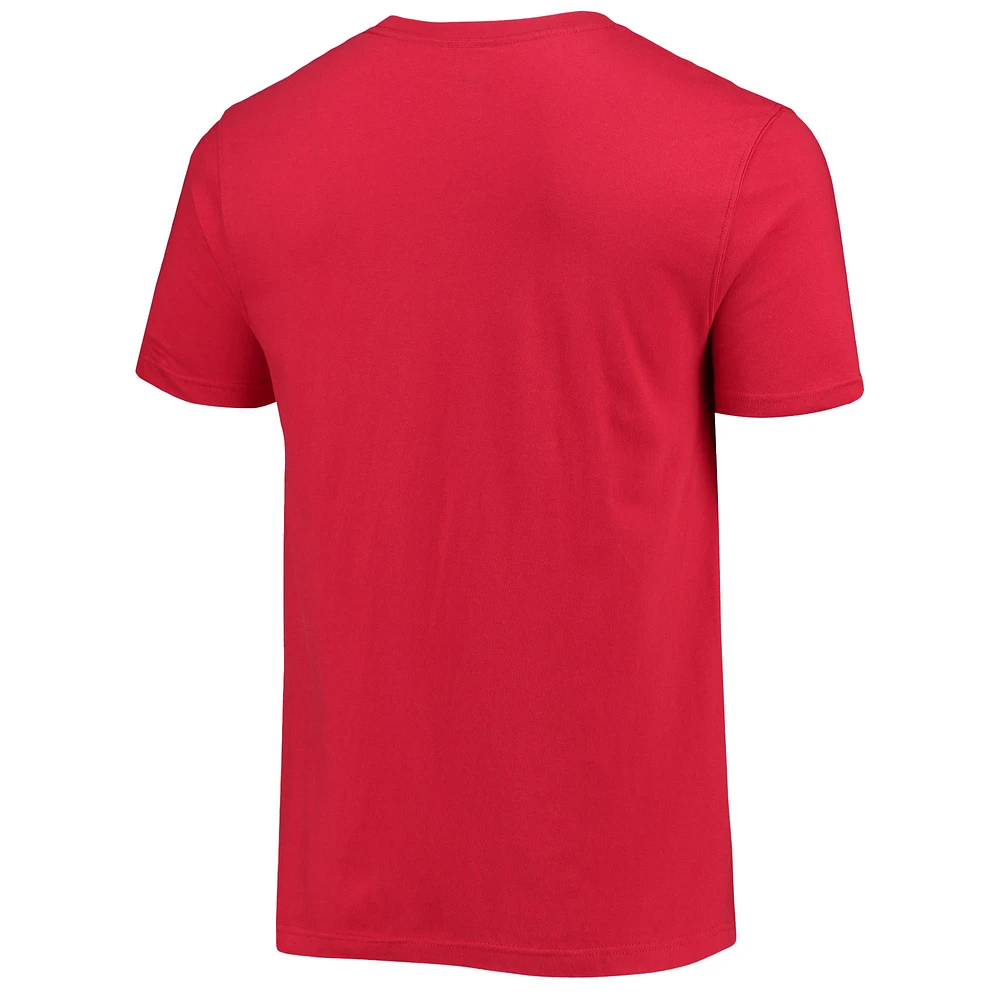 Men's New Era Red Atlanta Falcons Stadium T-Shirt