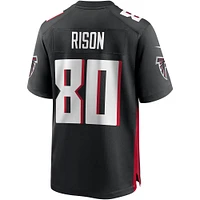 Men's Nike Andre Rison Black Atlanta Falcons Game Retired Player Jersey