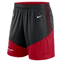 Men's Nike Black/Red Atlanta Falcons Sideline Primary Lockup Performance Shorts