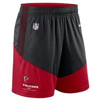 Men's Nike Black/Red Atlanta Falcons Sideline Primary Lockup Performance Shorts