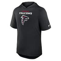 Men's Nike Black Atlanta Falcons Lockup Tri-Blend Hoodie T-Shirt