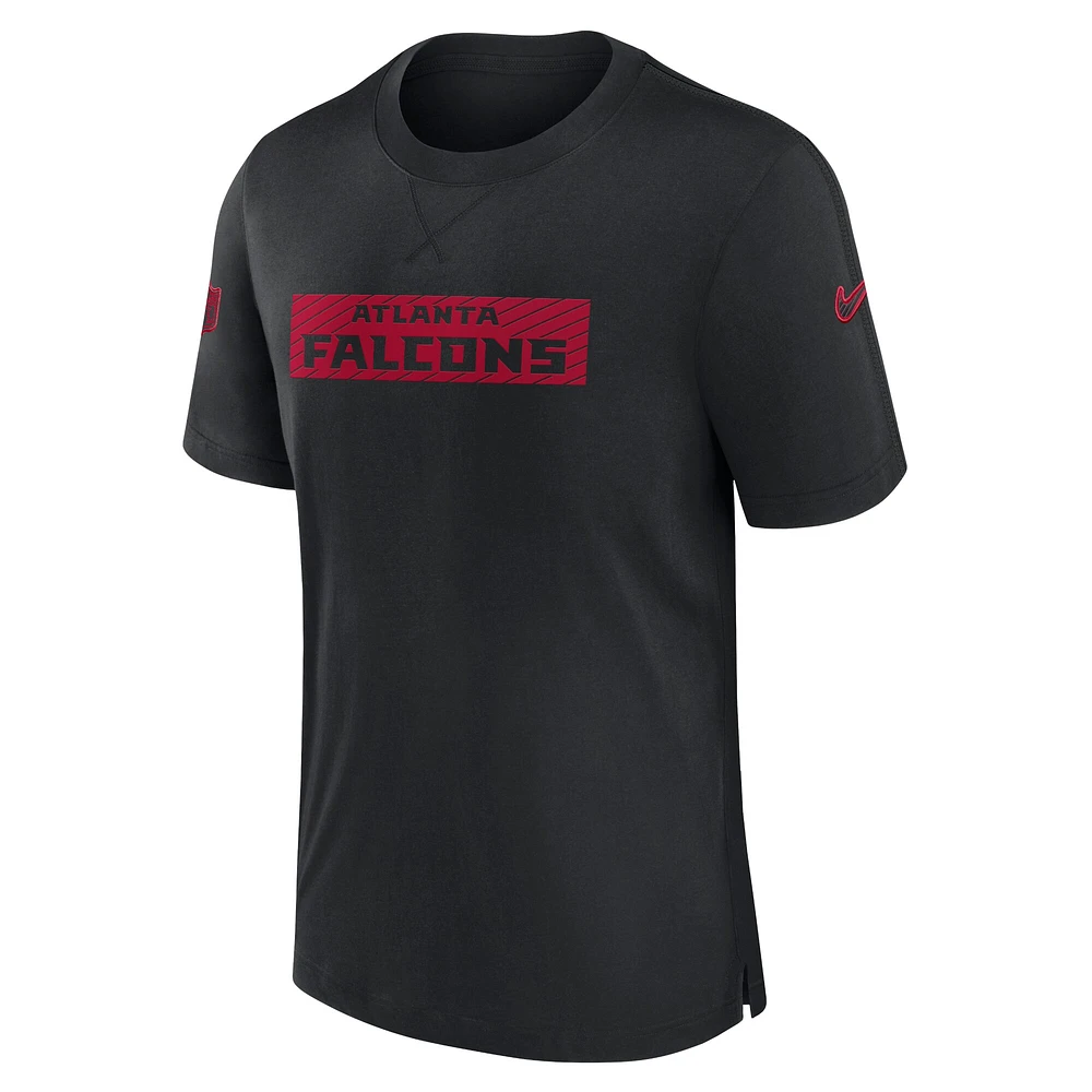Men's Nike Black Atlanta Falcons Sideline Player Performance T-Shirt