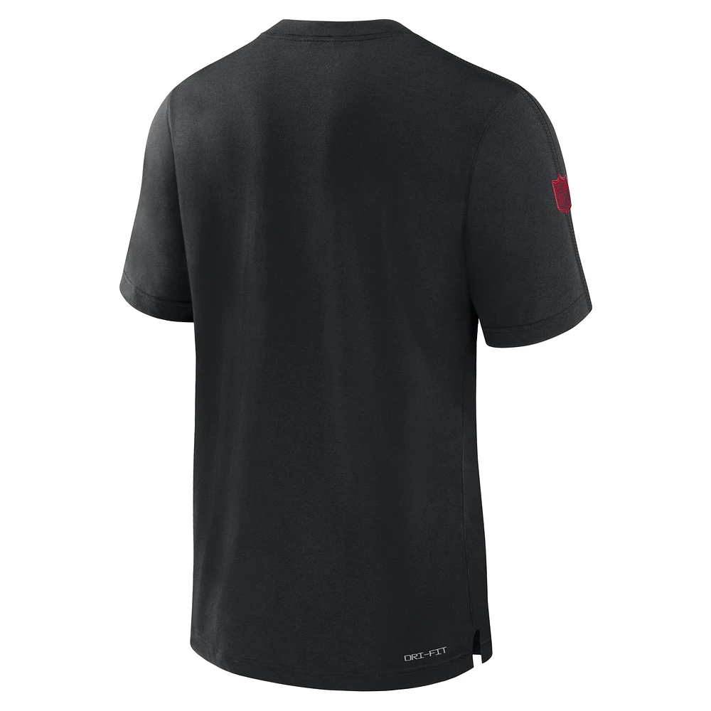 Men's Nike Black Atlanta Falcons Sideline Player Performance T-Shirt