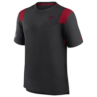 Men's Nike Black Atlanta Falcons Sideline Tonal Logo Performance Player T-Shirt