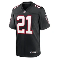 Men's Nike Deion Sanders  Black Atlanta Falcons Alternate Retired Player Game Jersey