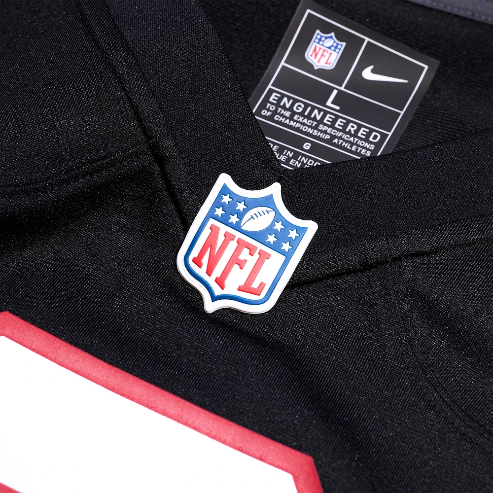Men's Nike Deion Sanders  Black Atlanta Falcons Alternate Retired Player Game Jersey