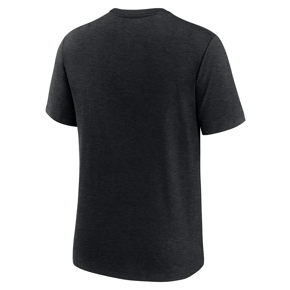 Men's Nike Heather Black Atlanta Falcons Blitz Tri-Blend T-Shirt
