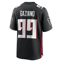 Maillot de match l'équipe des Falcons d'Atlanta Nike Joe Gaziano pour homme, noir