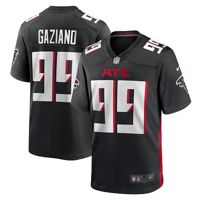 Maillot de match l'équipe des Falcons d'Atlanta Nike Joe Gaziano pour homme, noir